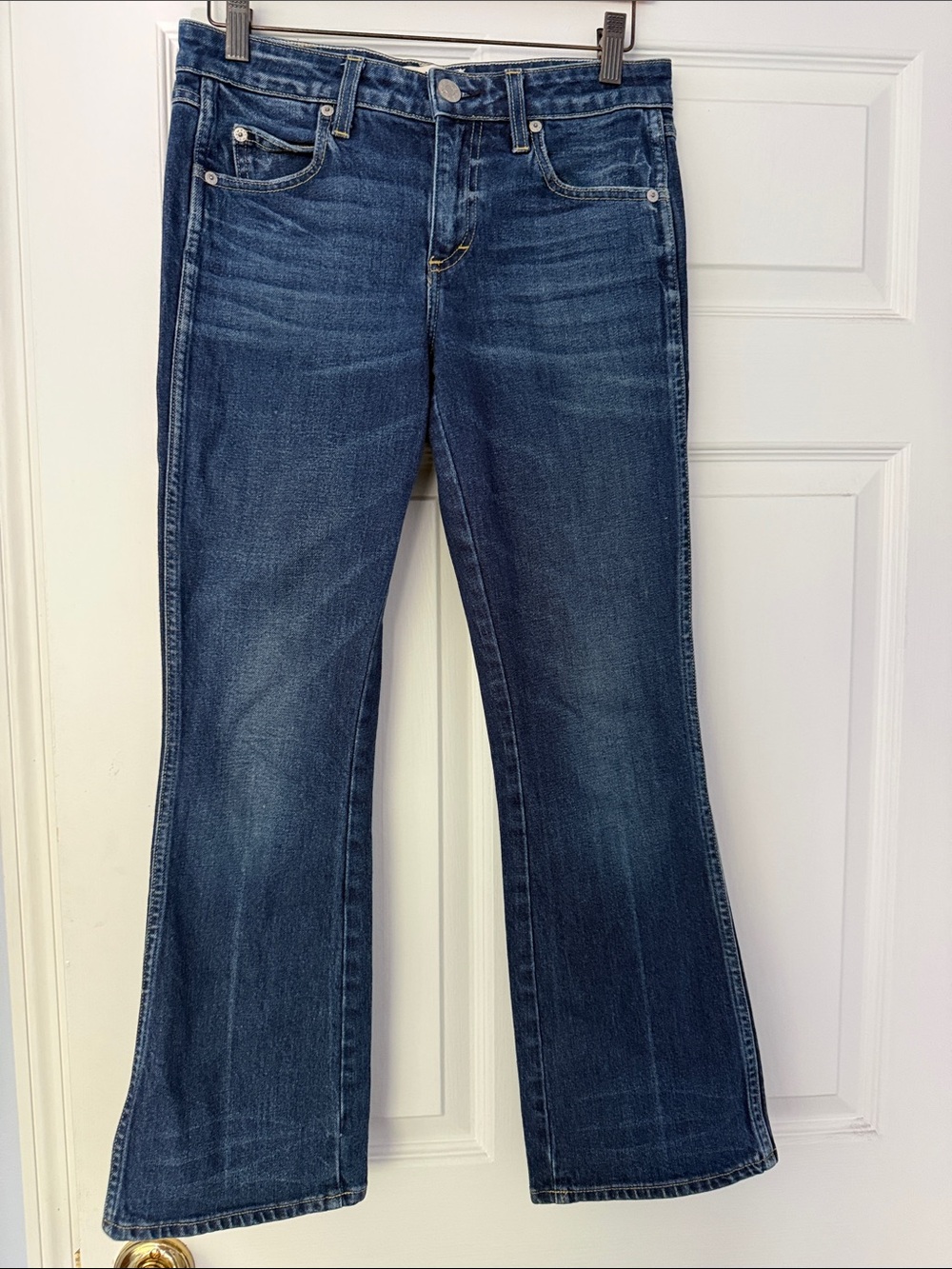 AMO Jane Skinny Jeans in True Blue Denim